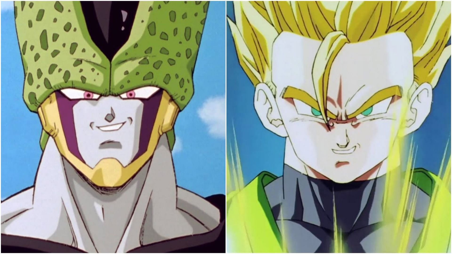 Perfect Cell (left) and Gohan (right) seem set to a rematch in Dragon Ball Super: Super Hero (Image via Sportskeeda)