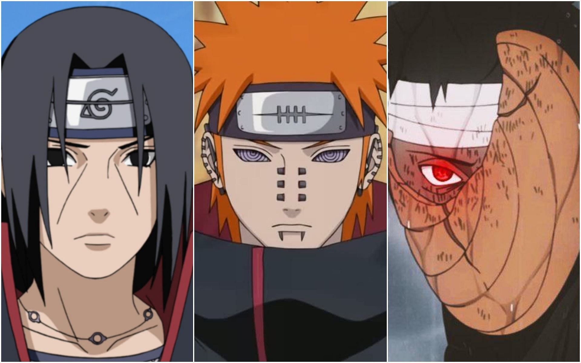 Comparing the strength of some Akatsuki clan members (Images via Pierrot)