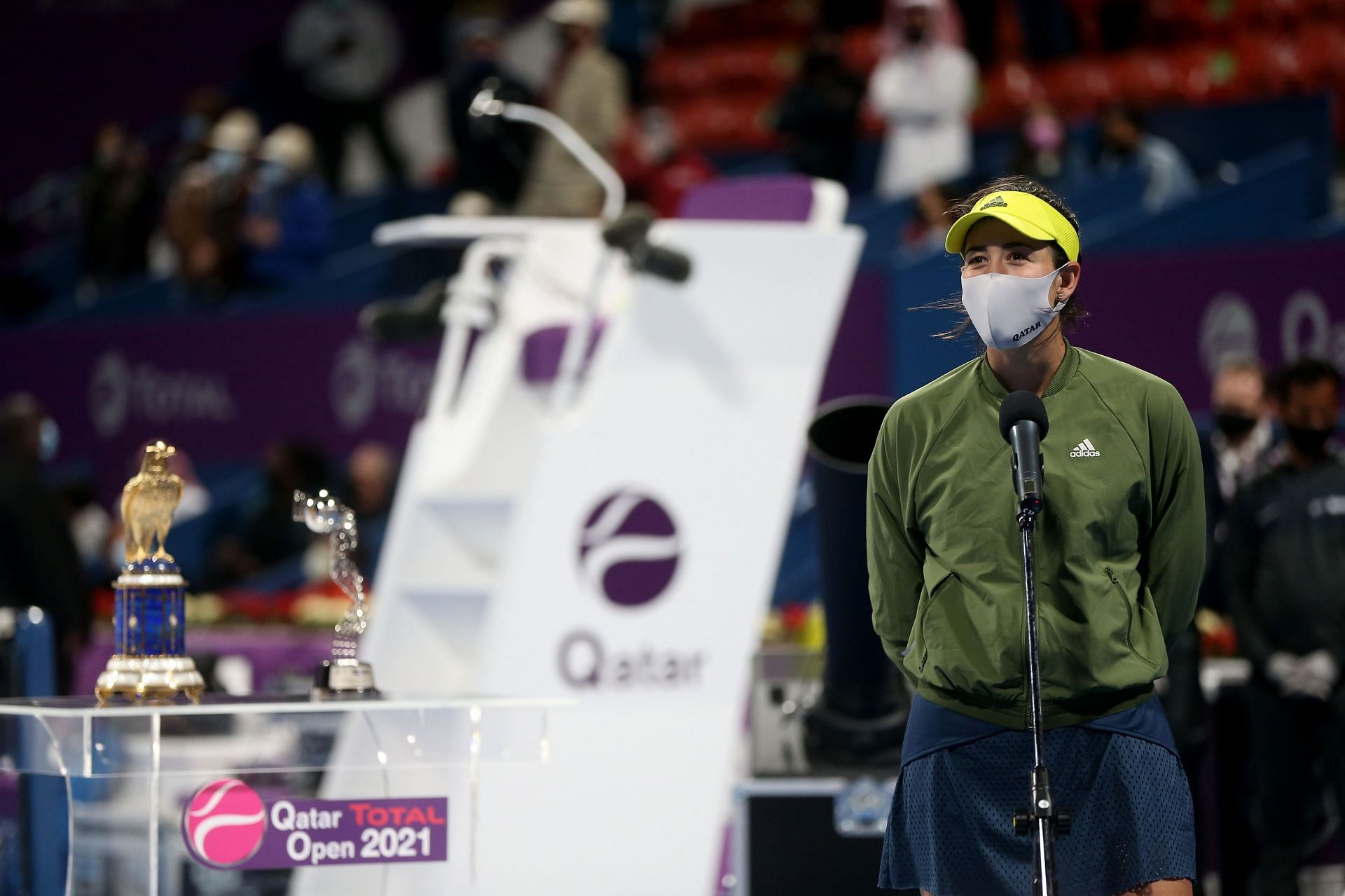 Garbine Muguruza was the runner-up at the Qatar Open last year