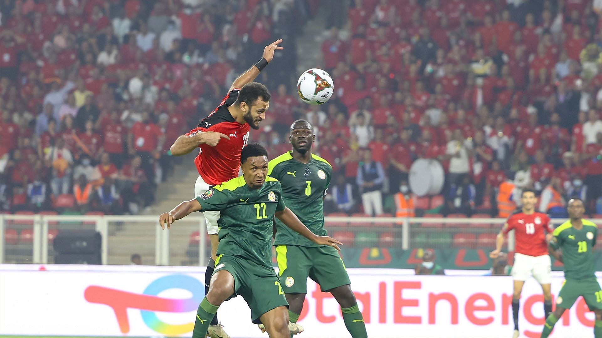 Egypt were the second-best team throughout the game.