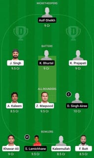 OMN vs NEP Fantasy Suggestion Team 1