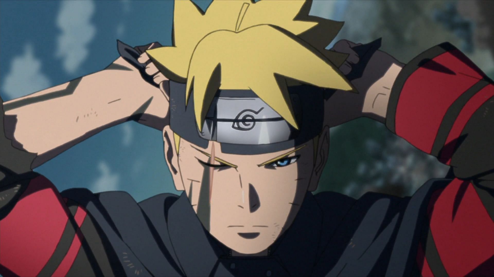 Boruto Uzumaki, as seen in the anime, Naruto (Image via Sportskeeda)