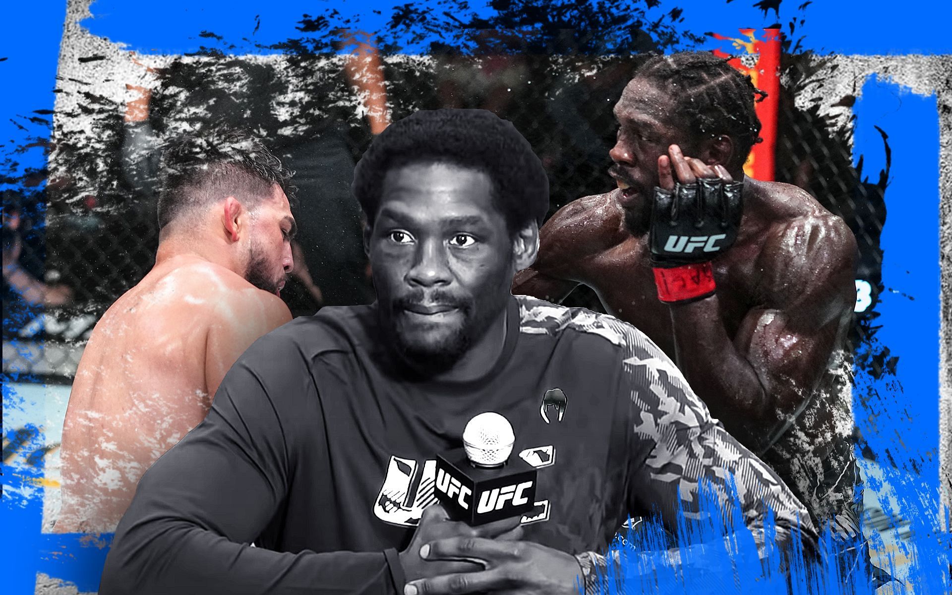 Jared Cannonier will compete at UFC 271 [Image credits: cannonier--youtube | background pic--getty]
