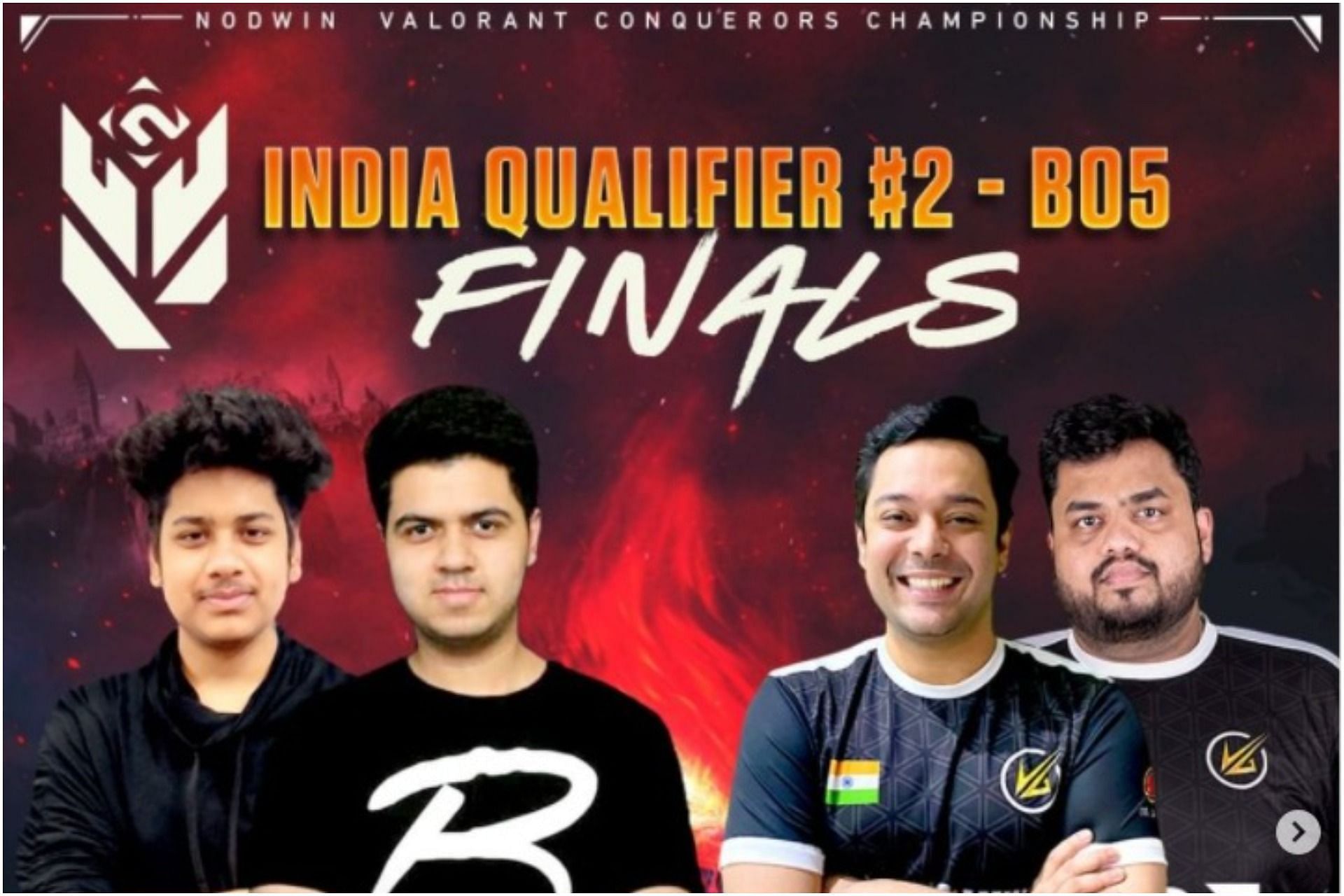 God Particles vs Velocity Gaming in Valorant Conquerors Championship India Qualifier 1 grand final (Image via Nodwin Gaming)