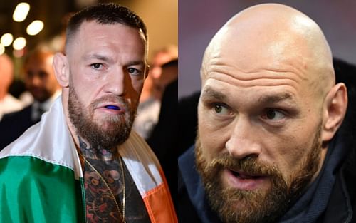 Conor McGregor (left); Tyson Fury (right)