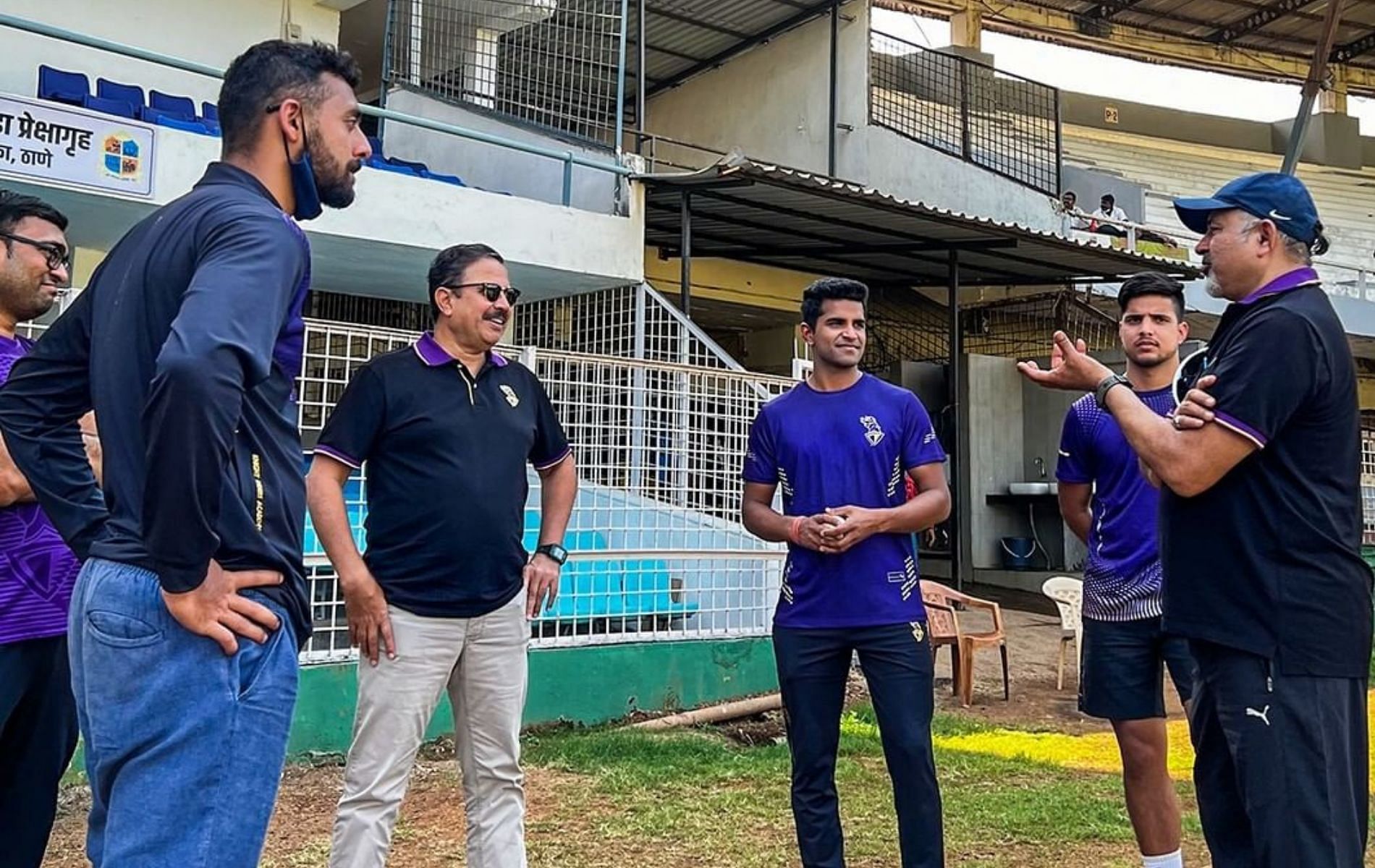 KKR players gather at the KKR academy. (Image: Instagram)
