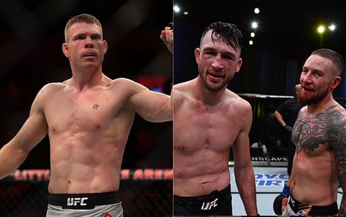 Paul Felder (left) and Julian Erosa & Steve Peterson (right) [Image credits: @ufc on Instagram]