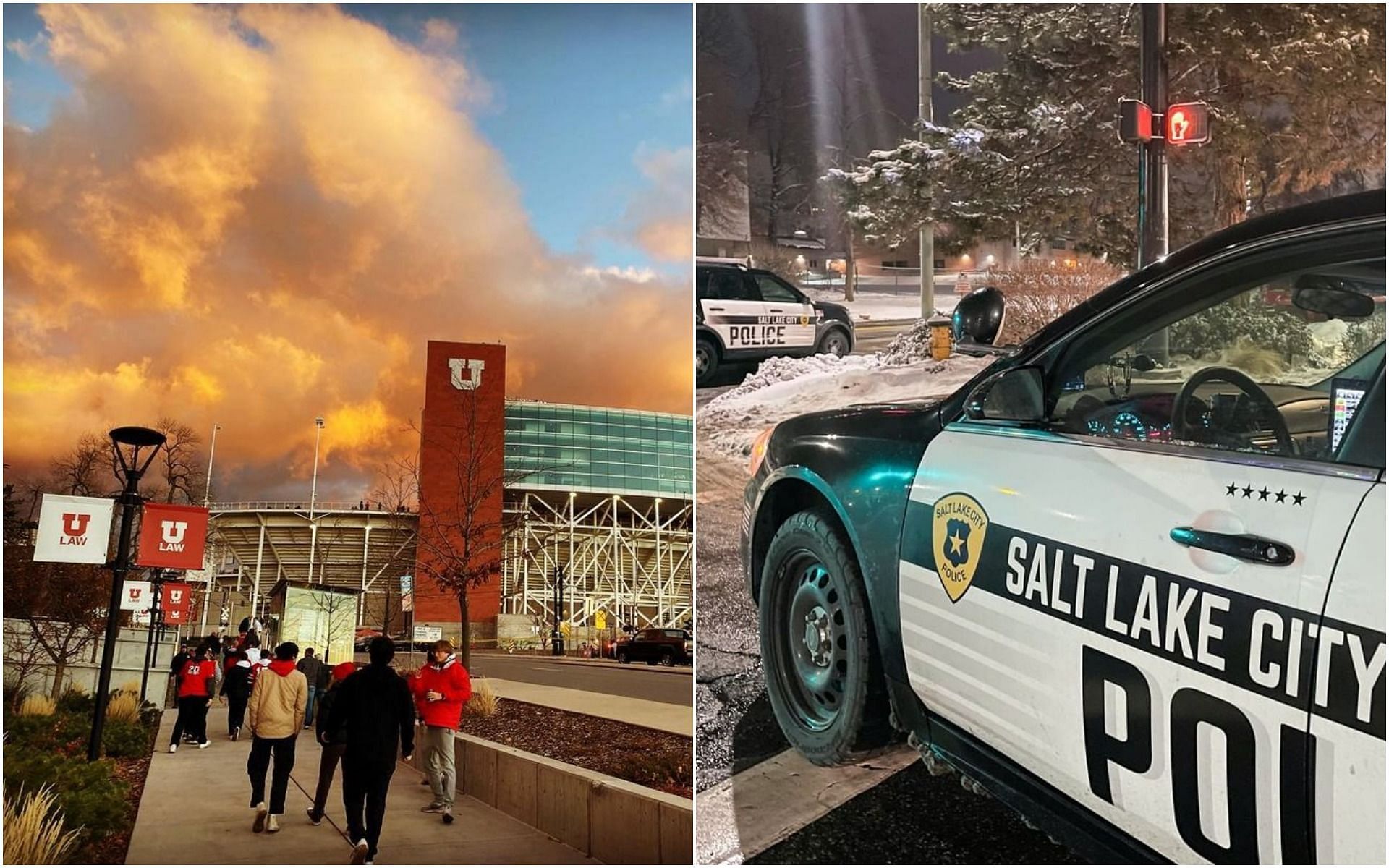 Salt Lake City police made an arrest relating to the murder of a University of Utah student (Image via @universityofutah and @slcpd/Instagram)