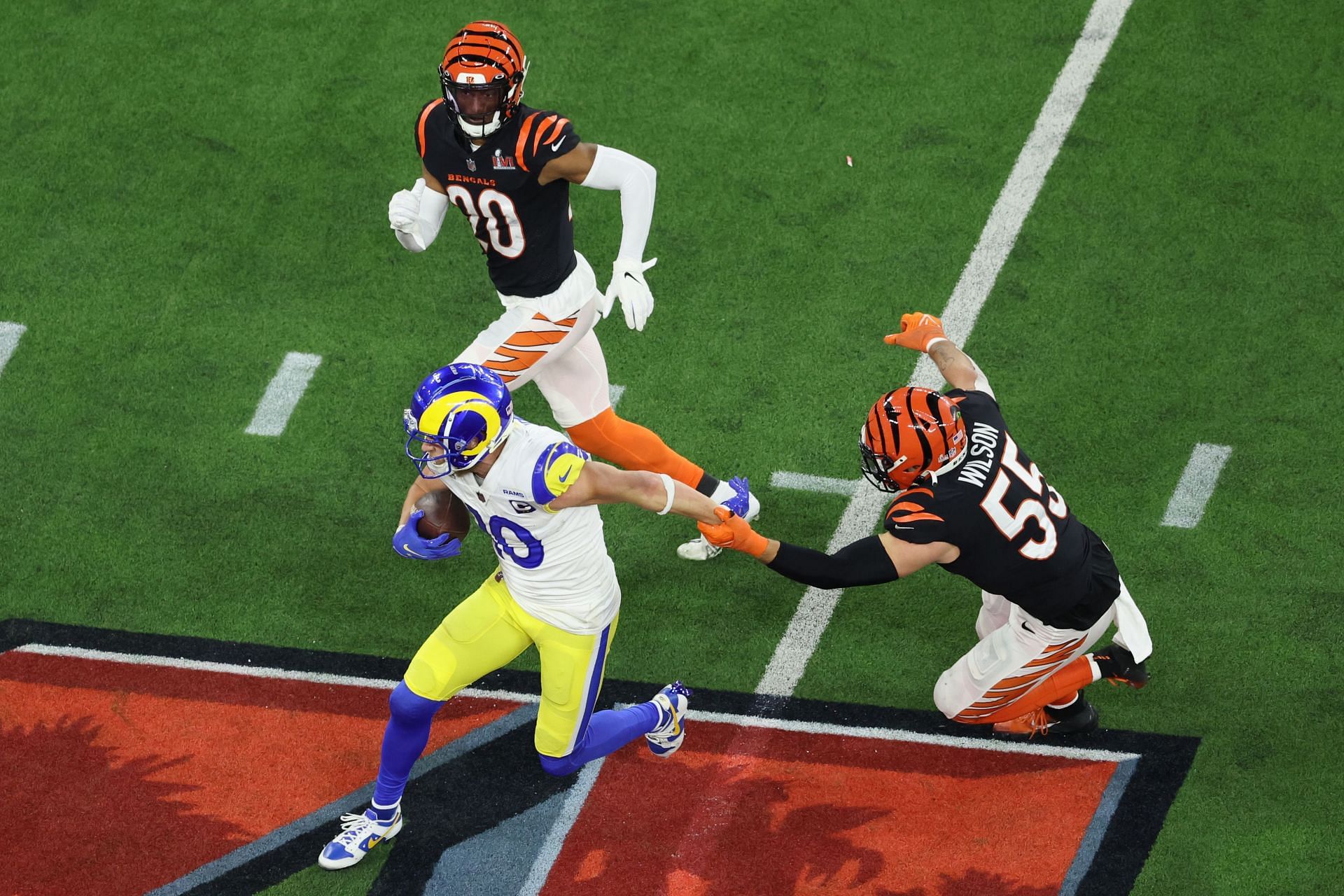 The Bengals&#039; failure to stop Cooper Kupp on fourth down contributed to their demise (Photo: Getty)