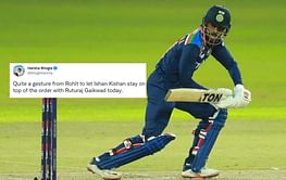 "Finally!" - Twitter reacts as India play Ruturaj Gaikwad in 3rd T20I vs West Indies