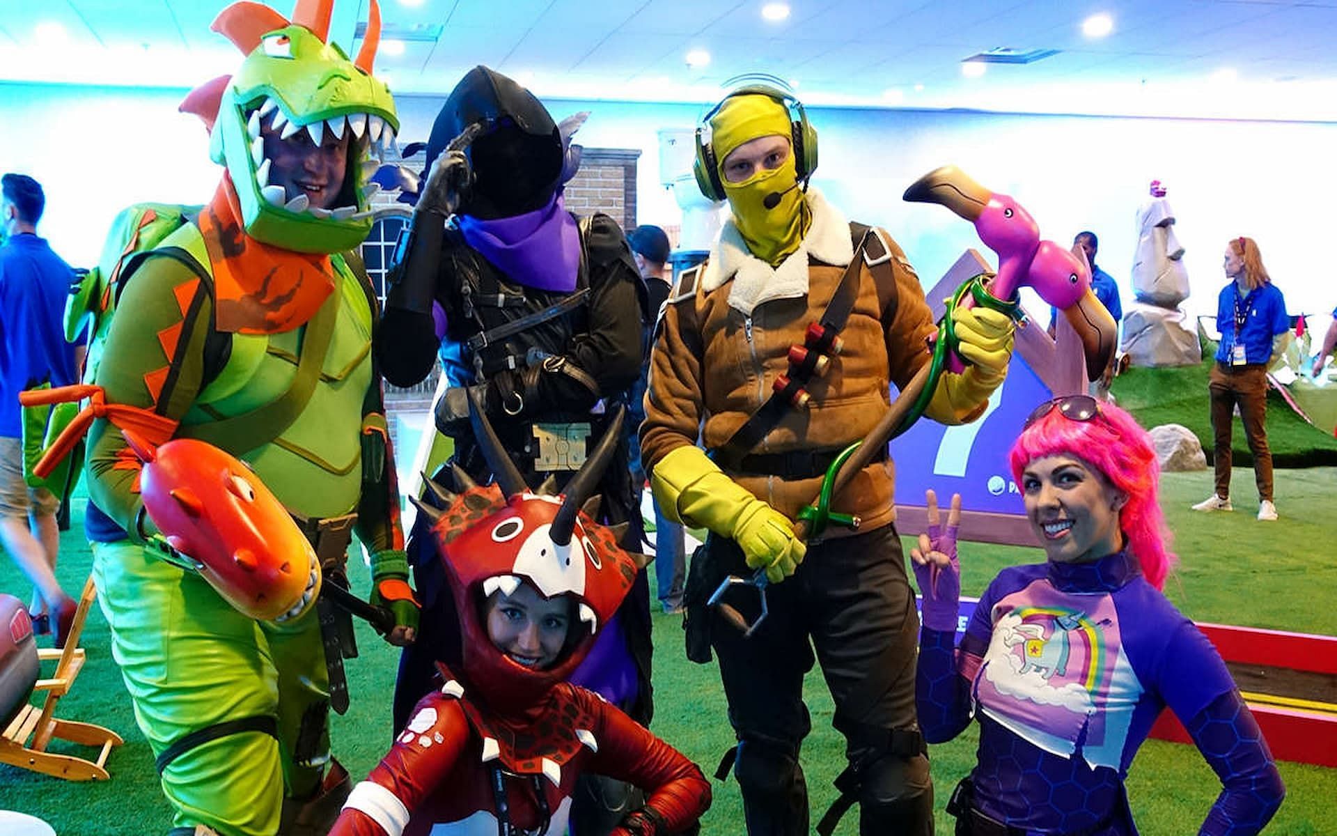 Fortnite cosplayers gather at PAX West (Image via Epic Games) A Power Chord cosplay (Image via Sylvercy)