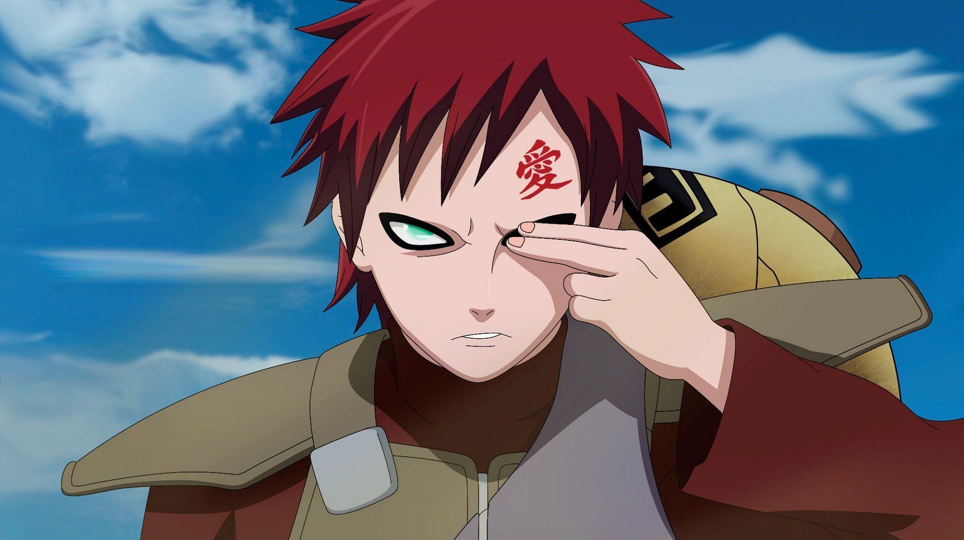 Comparison between Gaara and some of the characters in the series (Image via Pierrot)