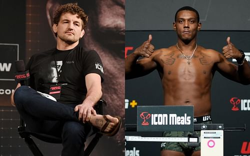 Ben Askren (left) and Jamahal Hill (right)