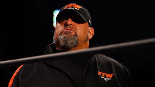 Taz at an AEW event in Daily's Place