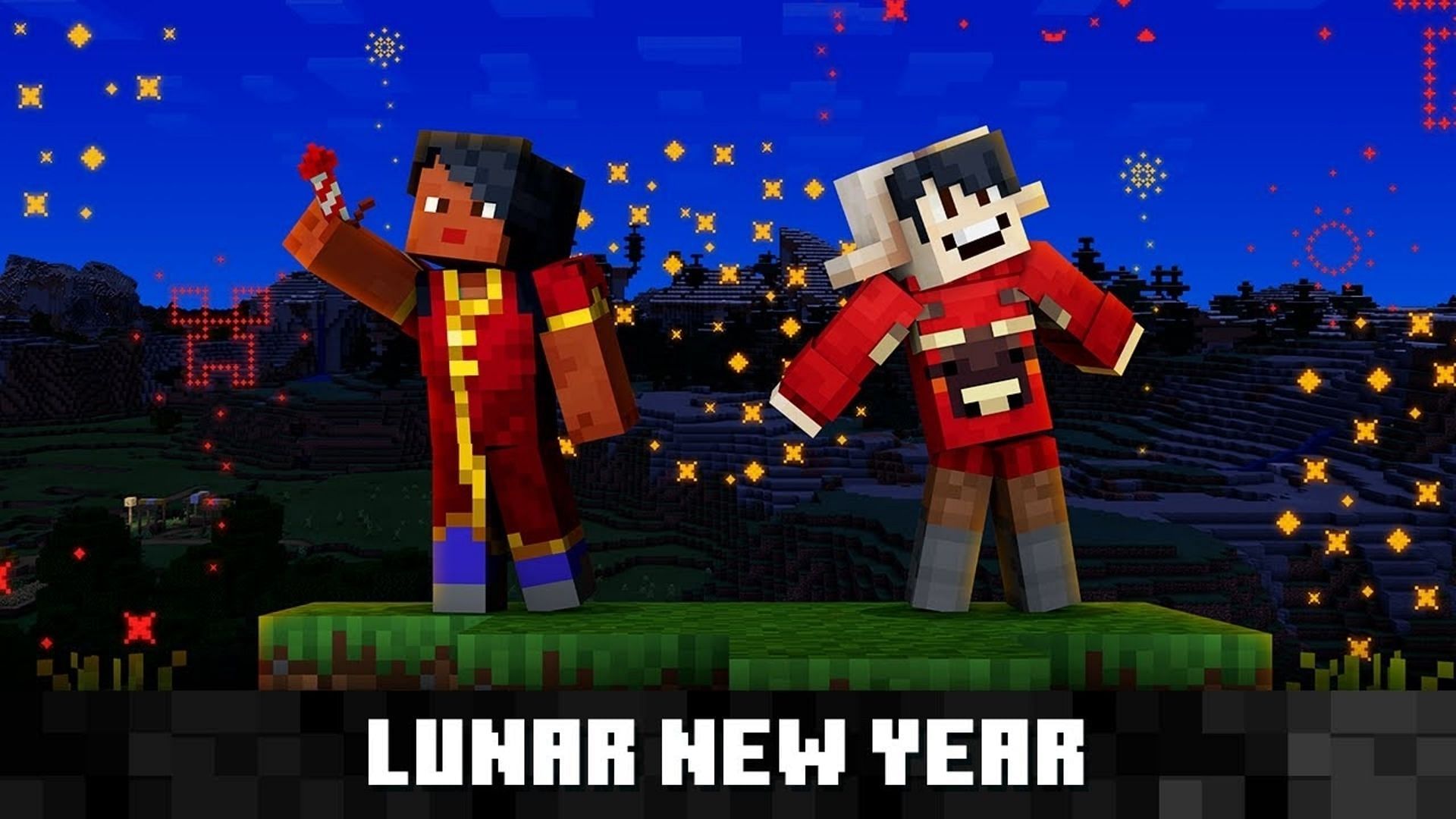 Mojang has long celebrated the Lunar New Year as an event (Image via Mojang)