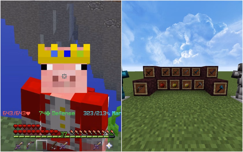 What texture pack does Technoblade use in Minecraft Bedrock?