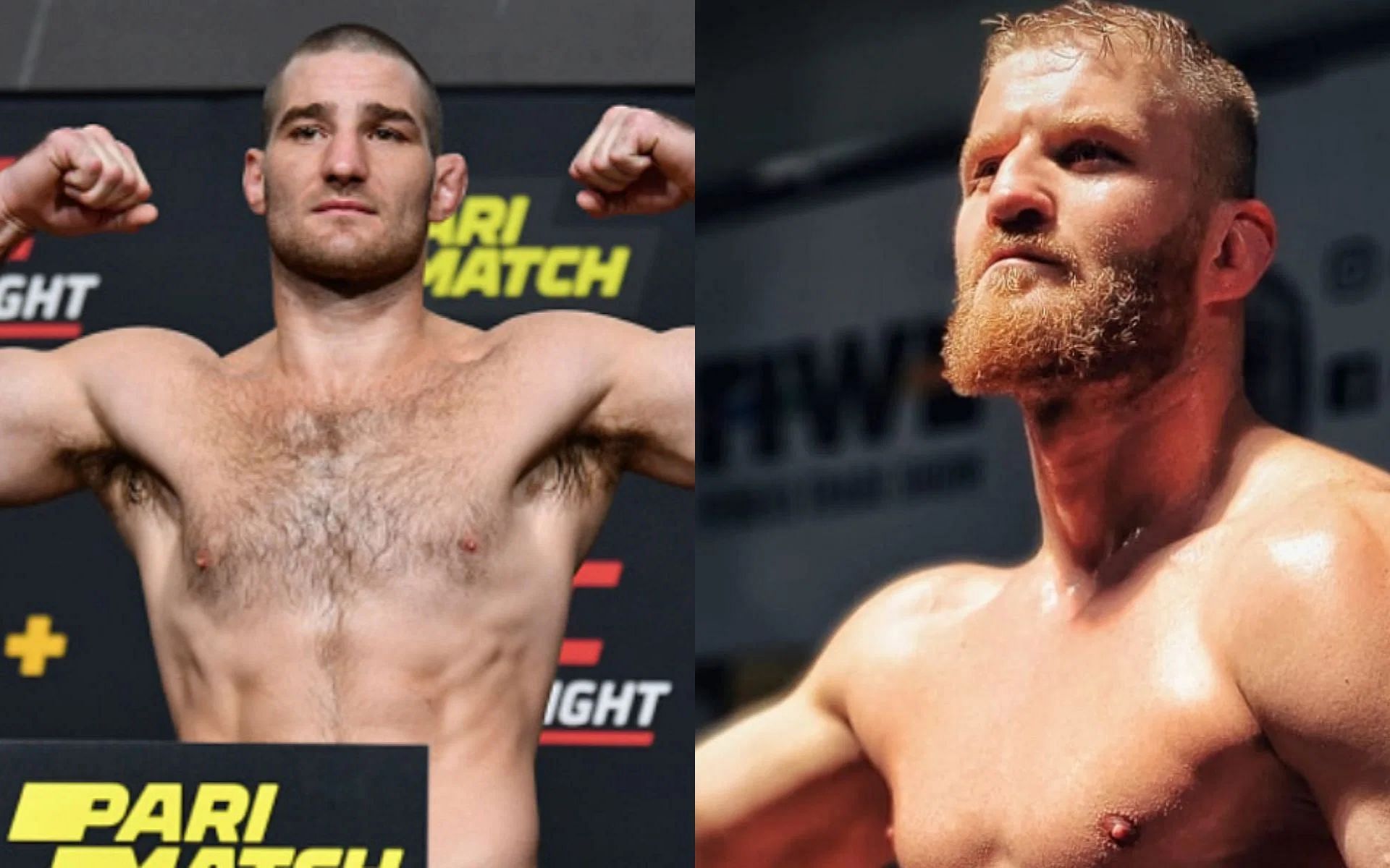 Sean Strickland (left) and Jan Blachowicz (right)