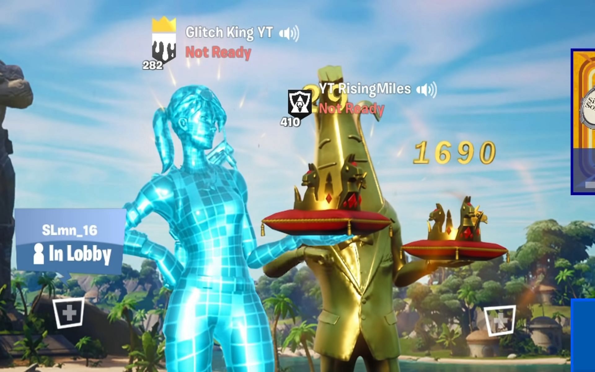 Rising Miles currently holds the record for most Crowned Victory Royales in Fortnite Chapter 3 Season 1 (Image via YouTube/GKI)