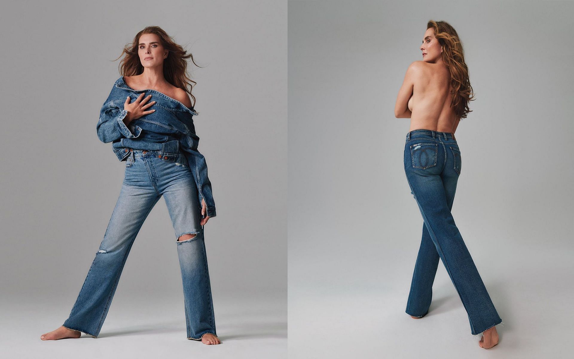 Brooke Shields in a campaign for Jordache Jeans (Image via brookeshield/ Instagram)