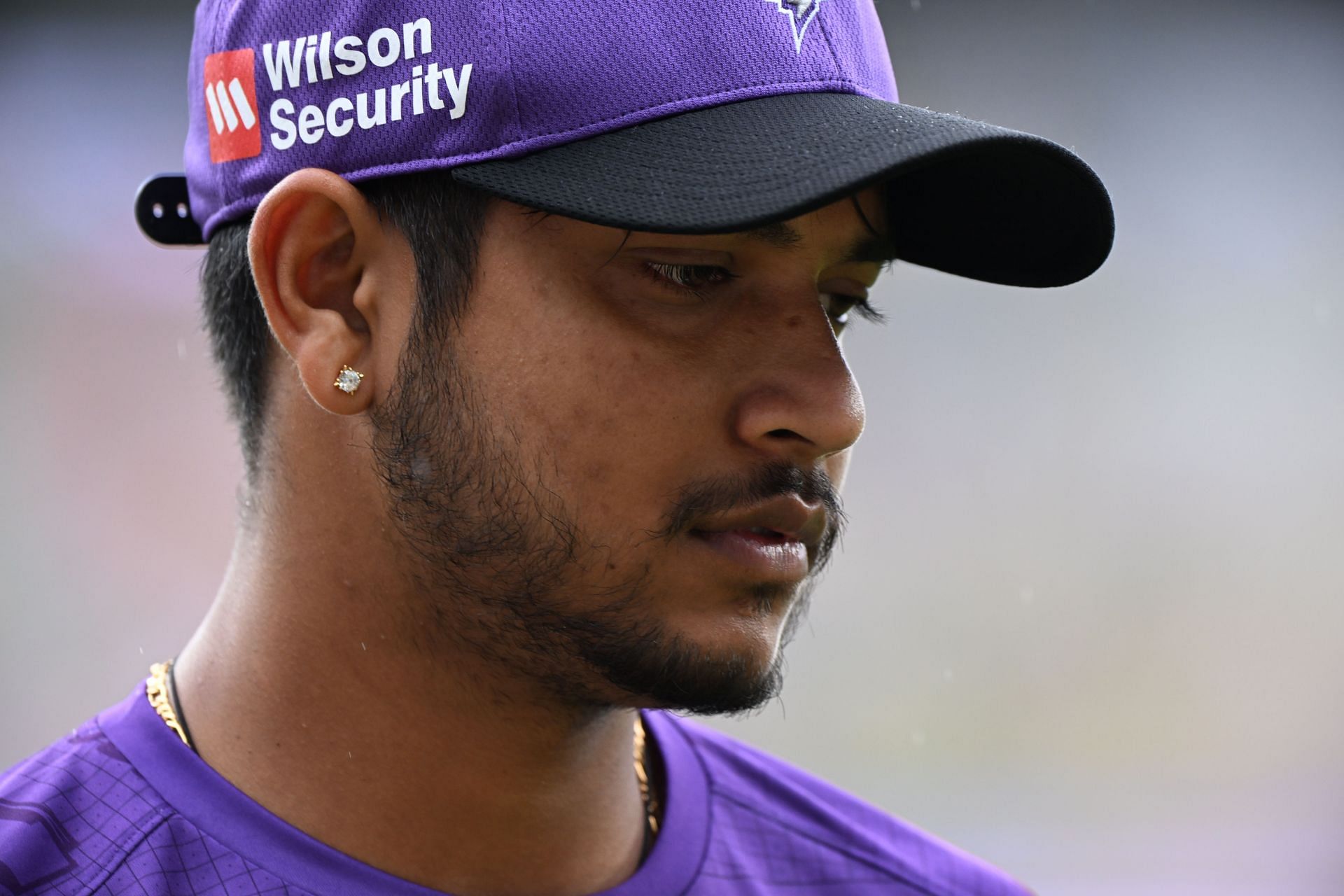 Sandeep Lamichhane in action during the BBL.