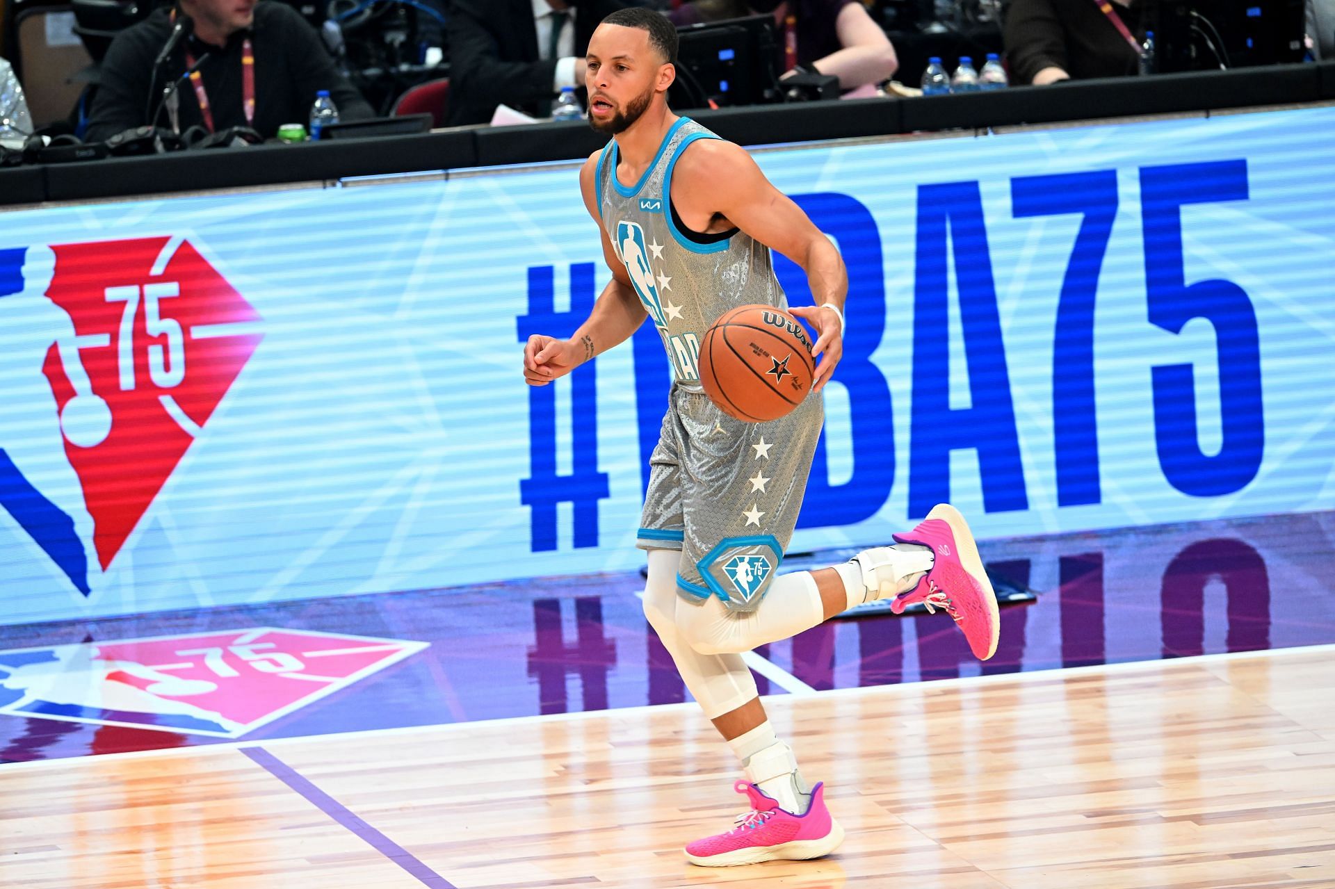 Steph Curry during the 2022 NBA All-Star Game