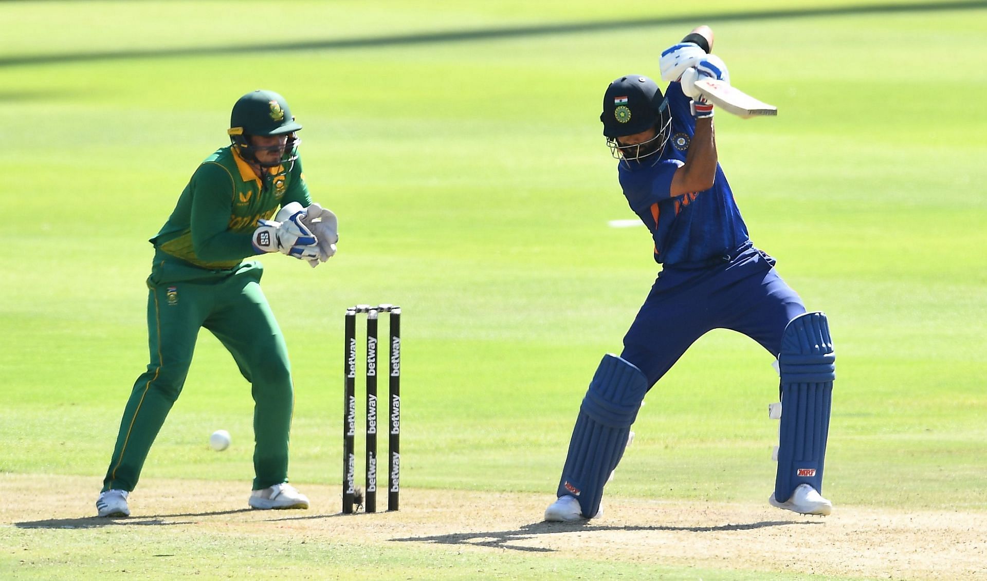 He scored two fifties against South Africa. Pic: Getty Images