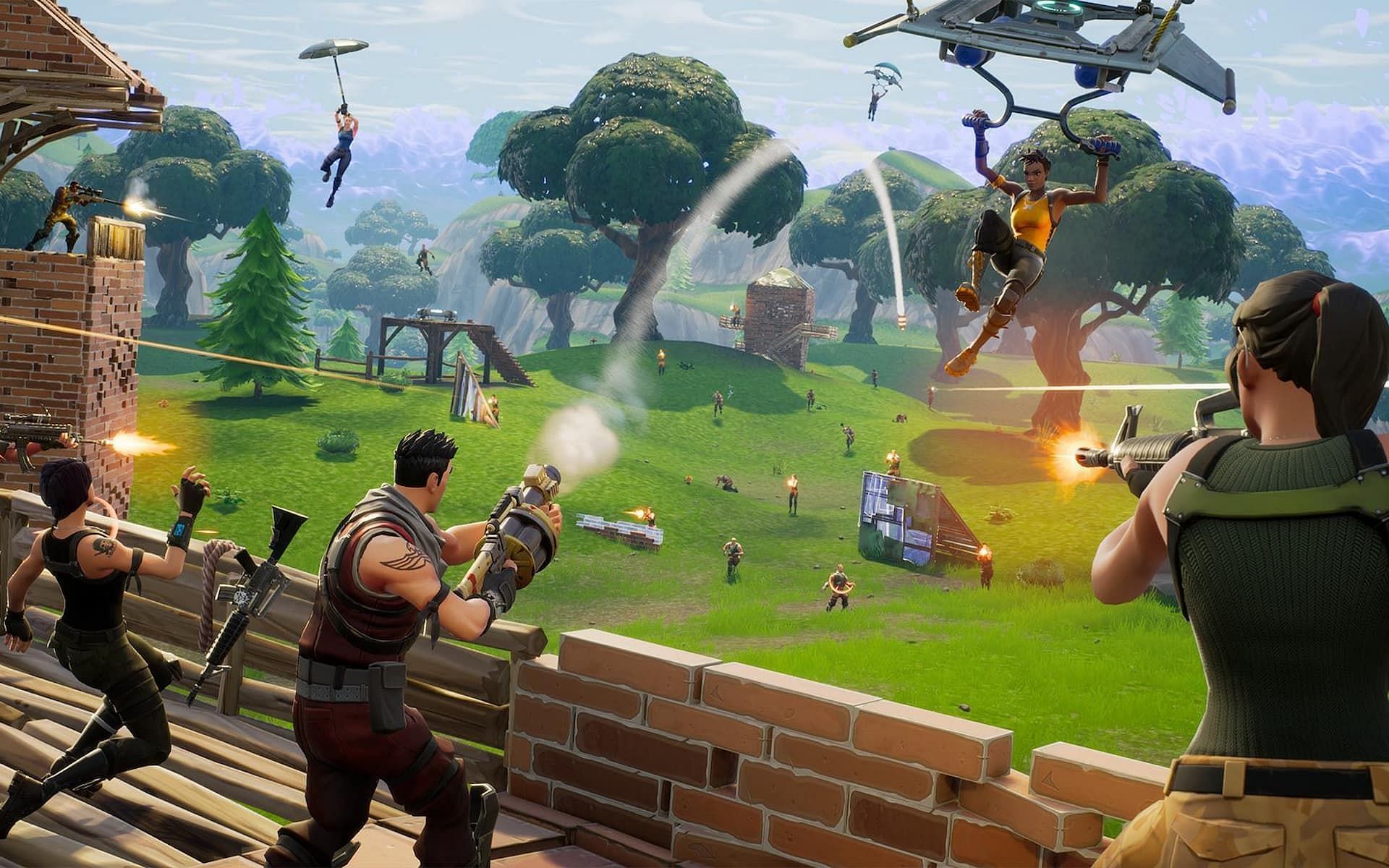 Fortnite is a completely different game in competitive lobbies (Image via Epic Games)
