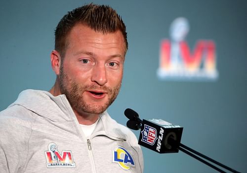 Sean McVay at Super Bowl LVI - Head Coach & MVP Press Conference