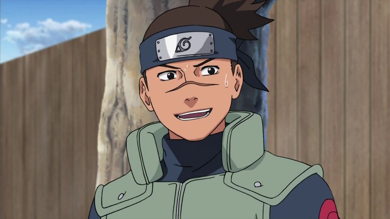 Iruka, as seen in the series&#039; anime (Image via Studio Pierrot)