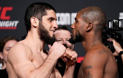 Islam Makhachev (left) & Bobby Green (right) [Image Credits- @MMAFighting.com]