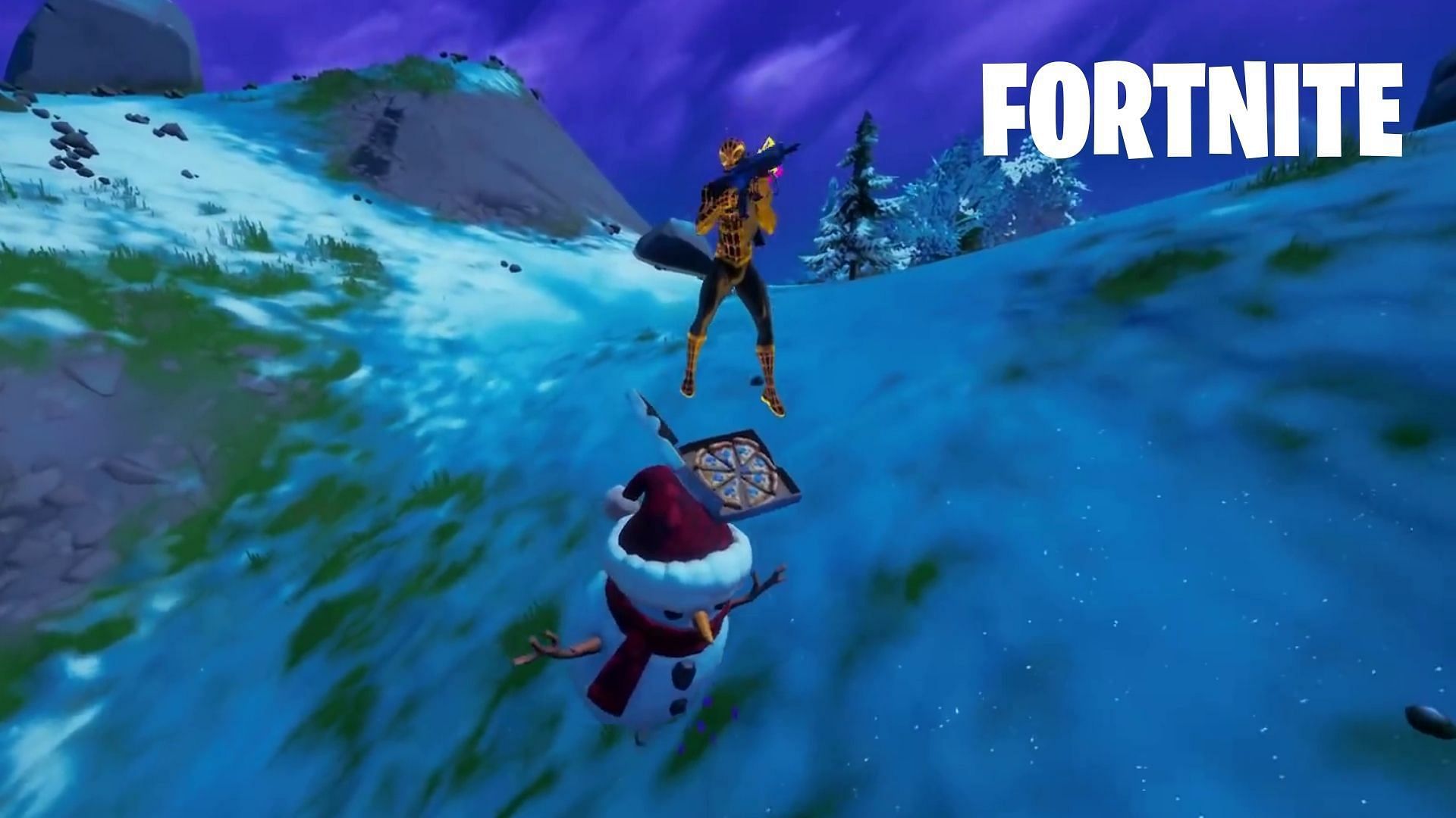 Glitches in Fortnite Chapter 3 have been rising frequently (Image via GKI/YouTube)