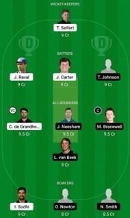 ND vs WF Fantasy Suggestion Team 1; NZ ODD