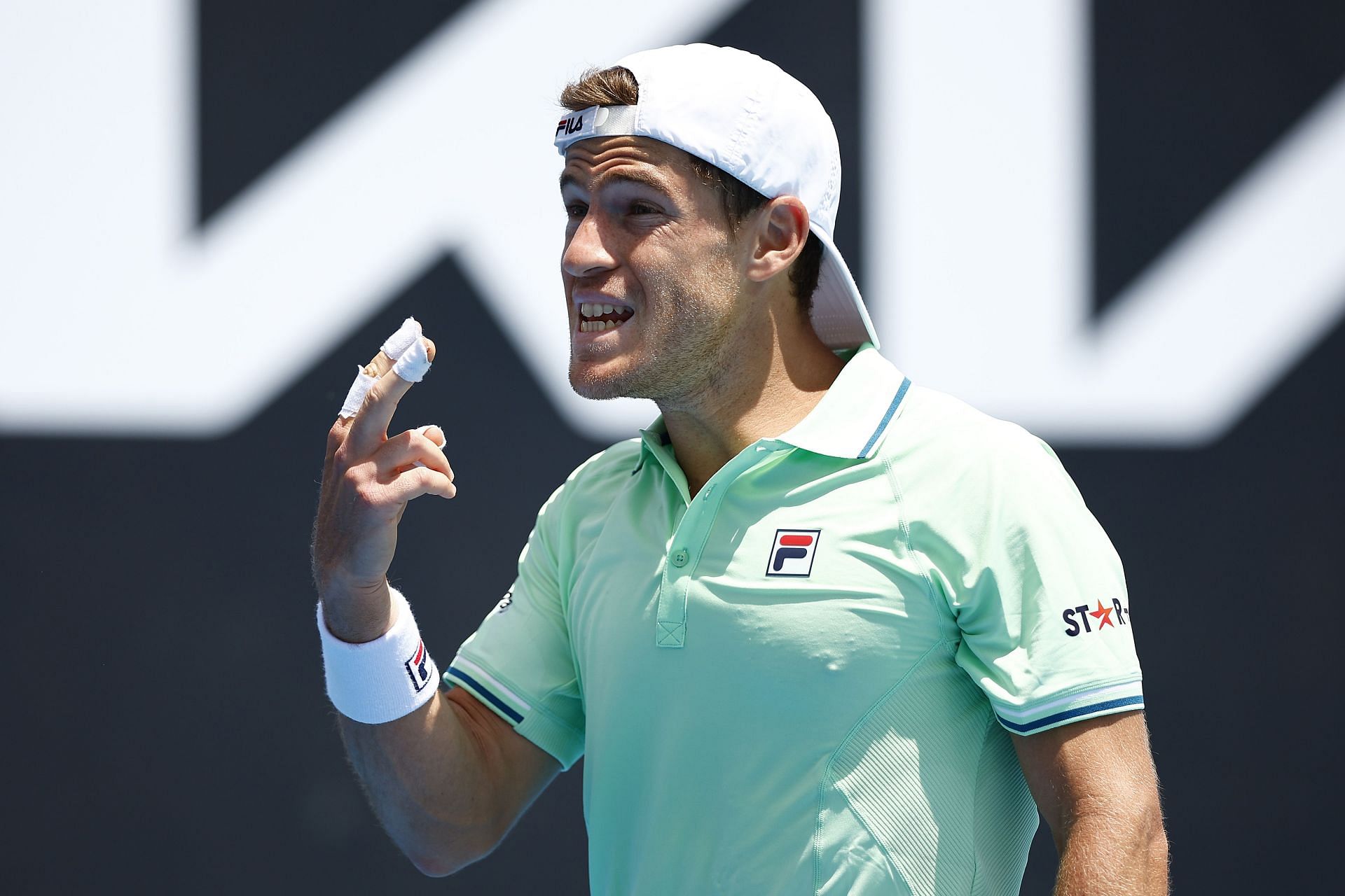 Schwartzman at the 2022 Australian Open