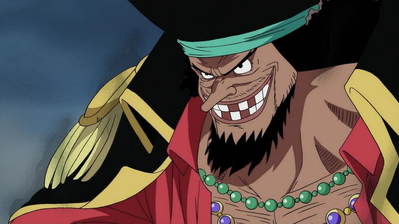 Blackbeard as seen in the One Piece anime (Image via Toei Animation)
