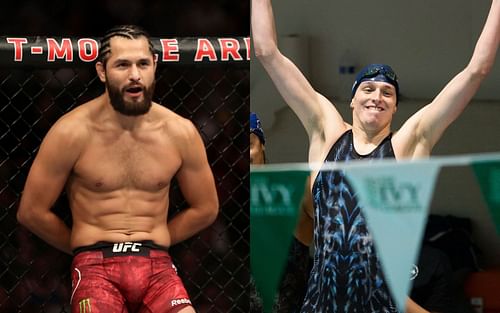 UFC welterweight Jorge Masvidal [left], Lia Thomas [right]