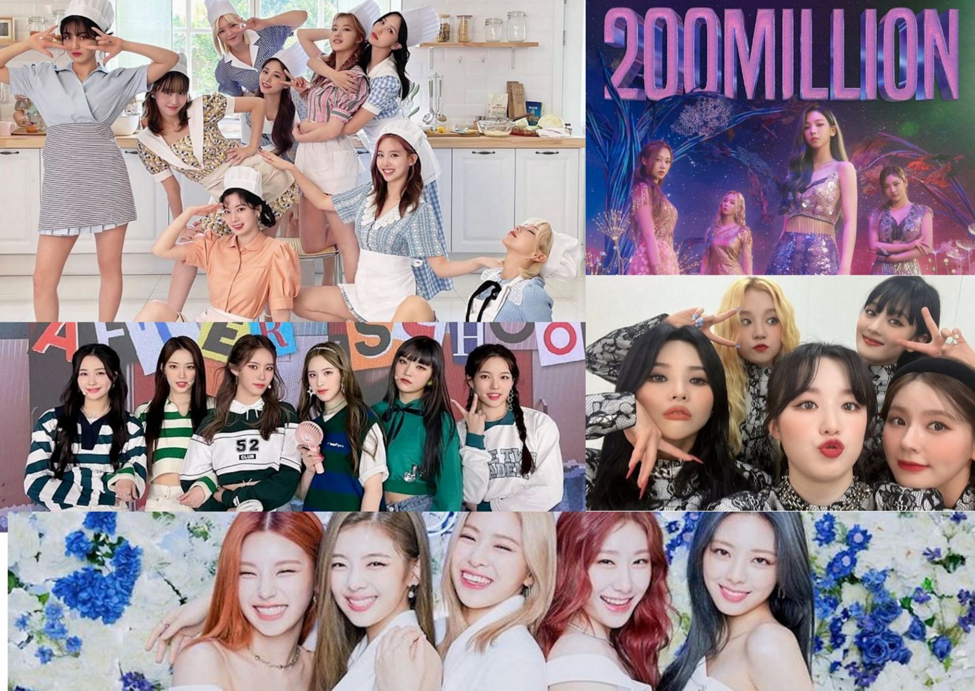 Top 5 K-POP girl groups of 2021 so far