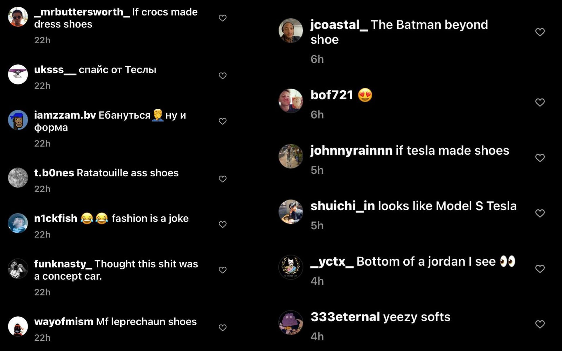 Social media users made hilarious remarks on Balenciaga&#039;s Space shoes (Image via Hypebeast/Instagram)