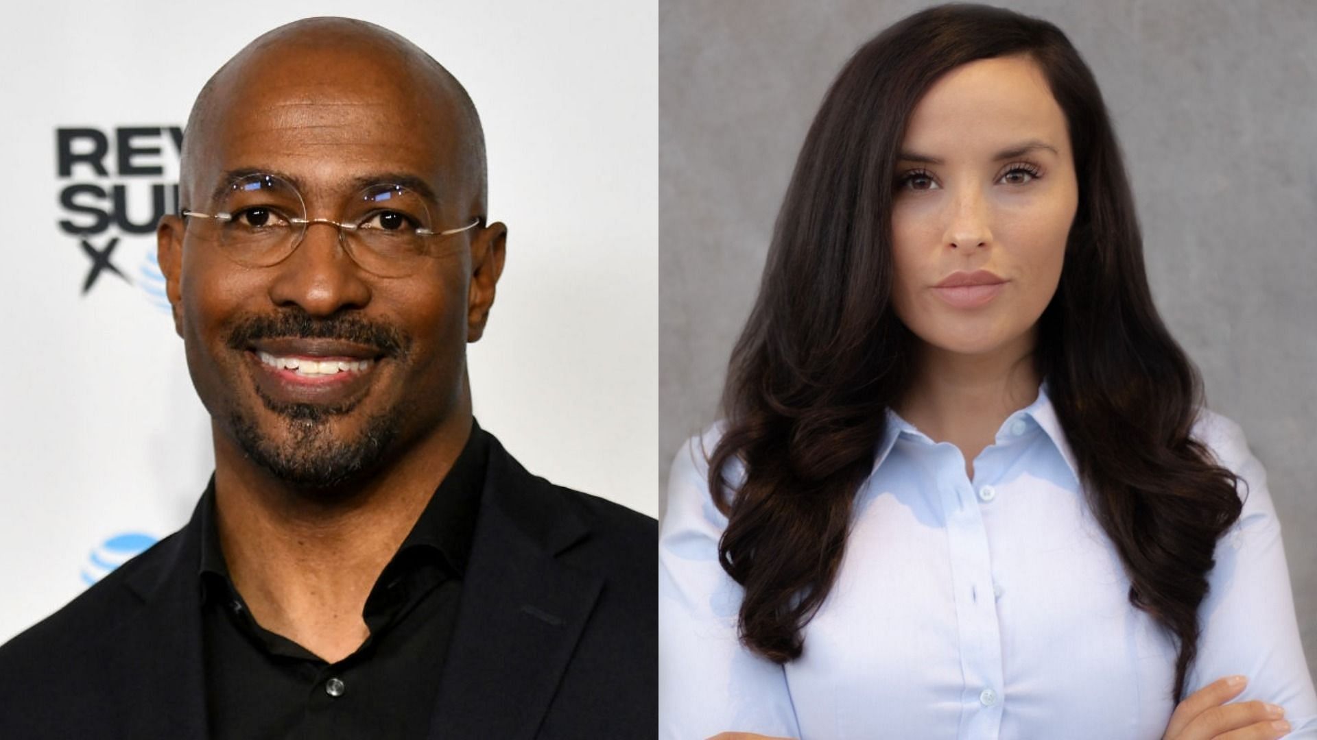 Van Jones recently welcomed a child with his friend and co-parenting partner Noemi Zamacona (Images via Scott Dudelson/Getty Images and Noemi Zamacona/LinkedIn)