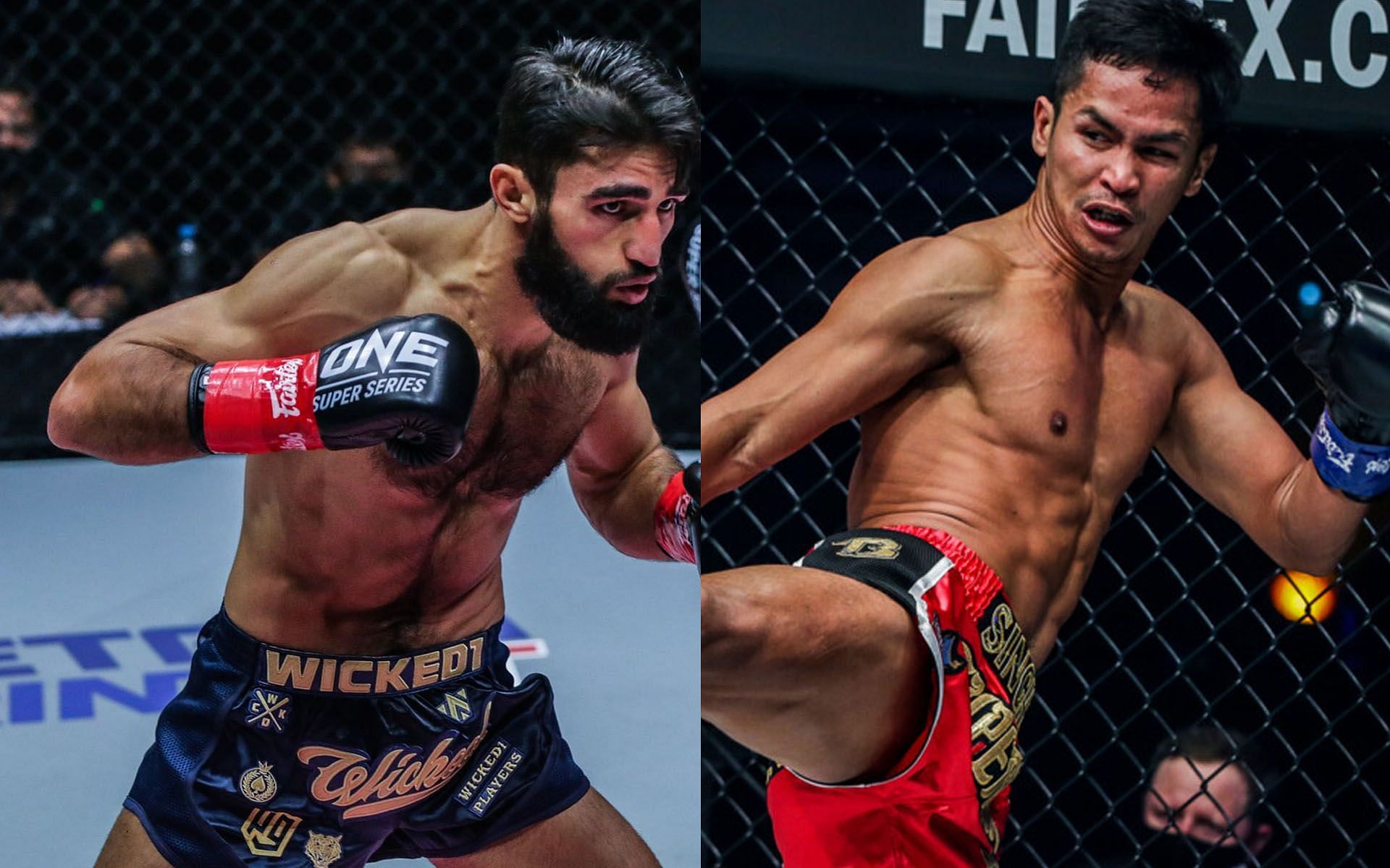 Superbon (Right) wants revenge for his loss against Marat Grigorian (Left) in 2018. | [Photos: ONE Championship]