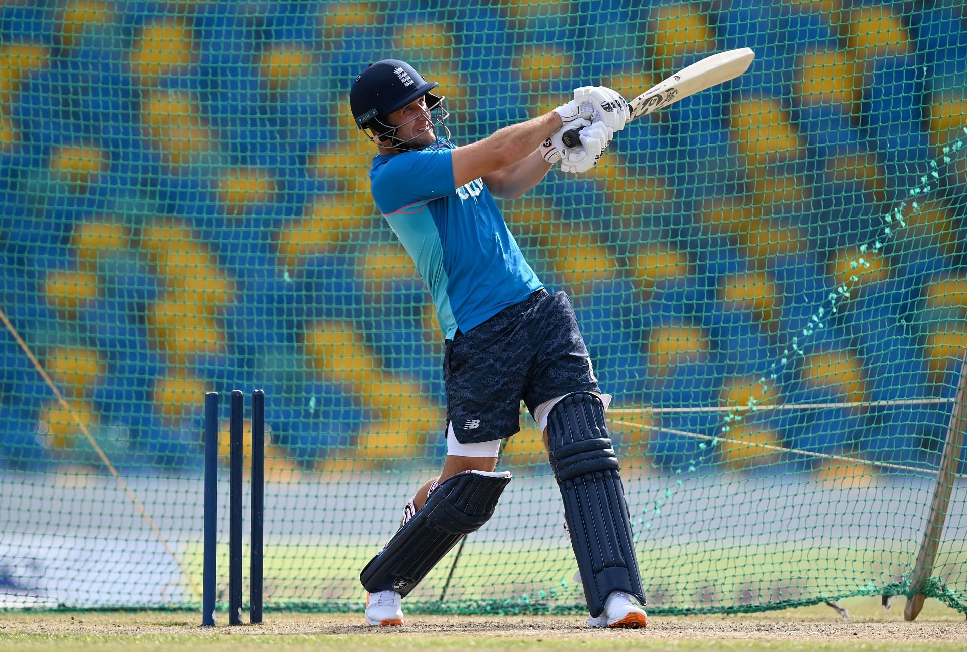Liam Livingstone in England Nets Session