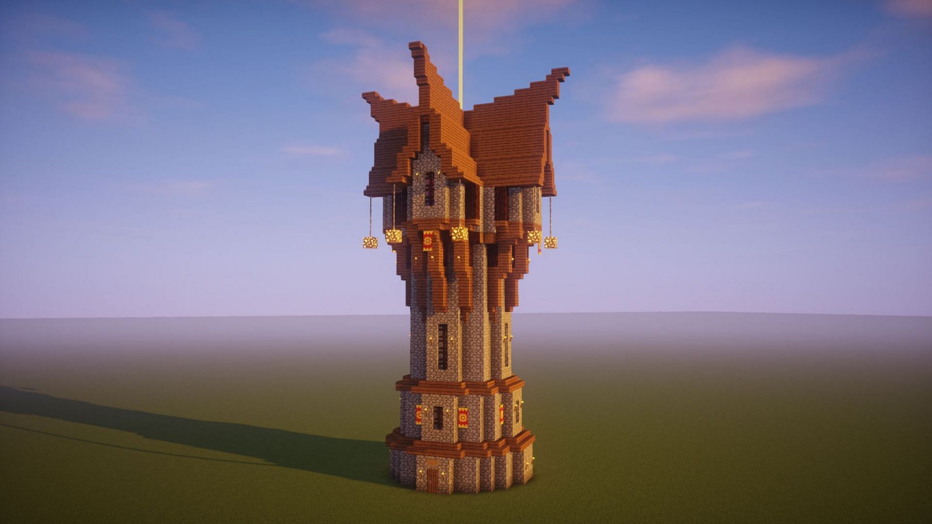 minecraft medieval mage house