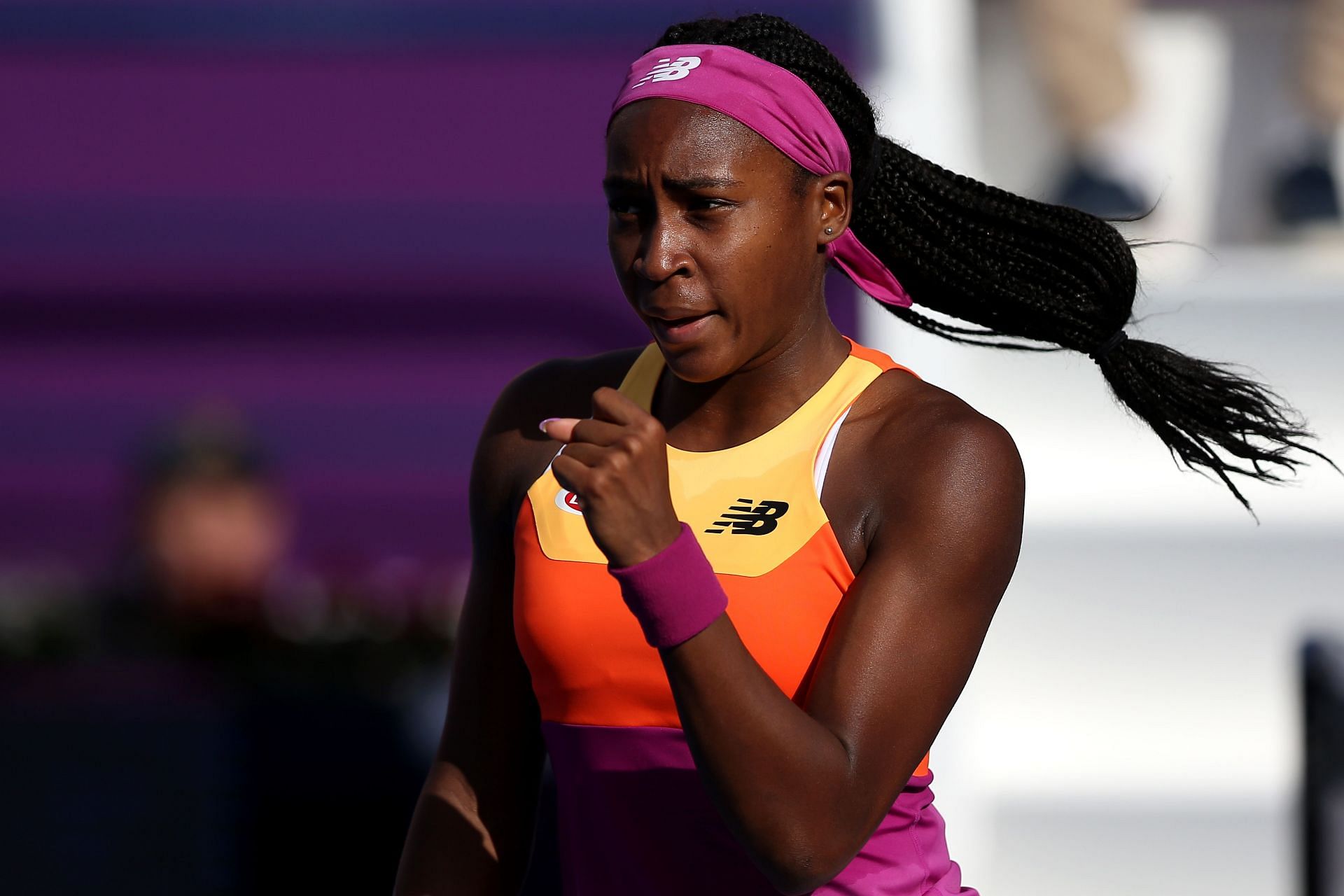 Coco Gauff at the Qatar Open 2022