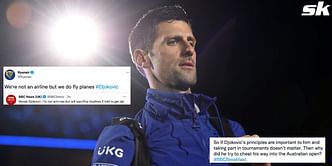 "Novak missing tournaments will actually make tennis enjoyable again" - Twitter reacts to Novak Djokovic's vaccine comments
