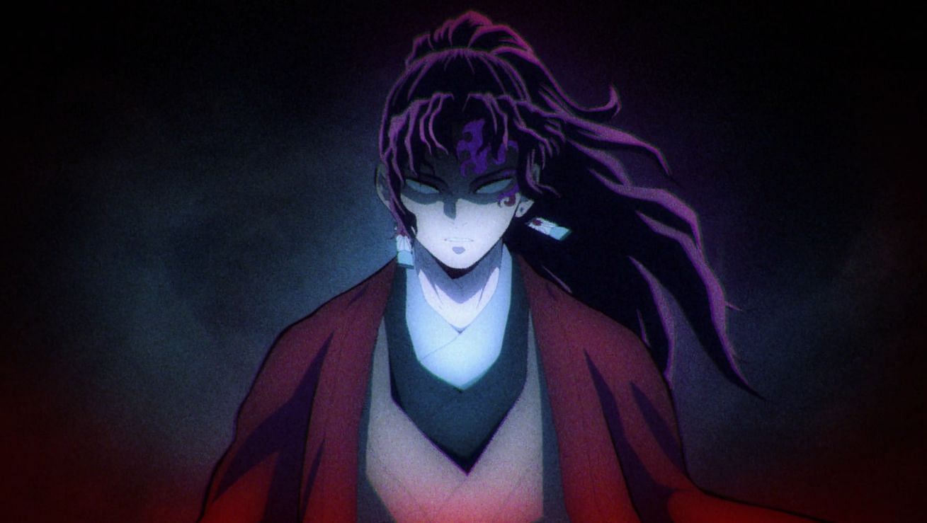 Yoriichi Tsugikuni, as seen in the anime (Image via Ufotable)