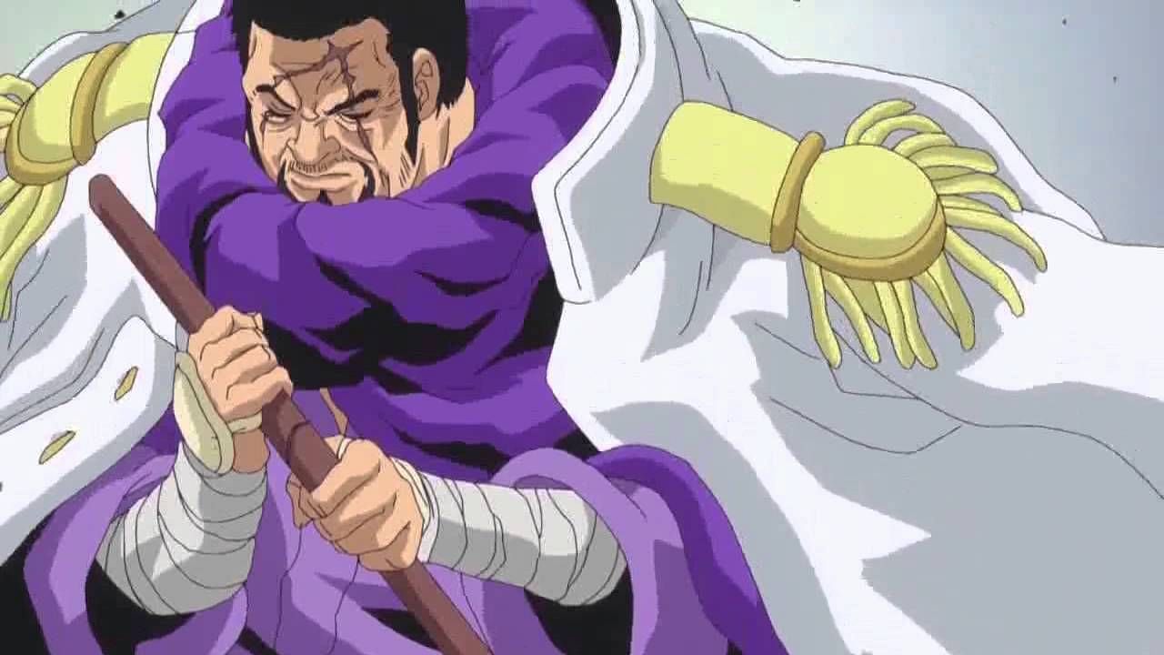 Fujitora as seen in the One Piece anime (Image via Toei Animation)