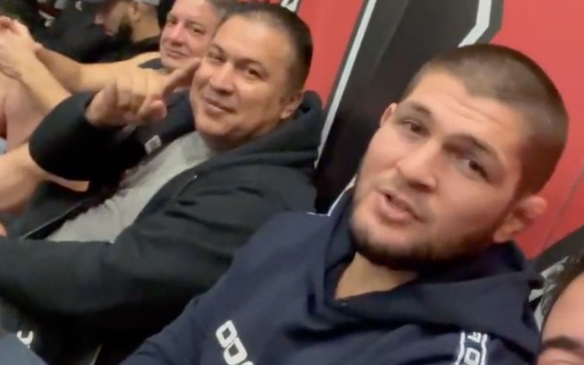 Khabib Nurmagomedov and Javier Mendez continue to enjoy a close relationship with one another (image via: Khabib Nurmagomedov&#039;s Twitter)