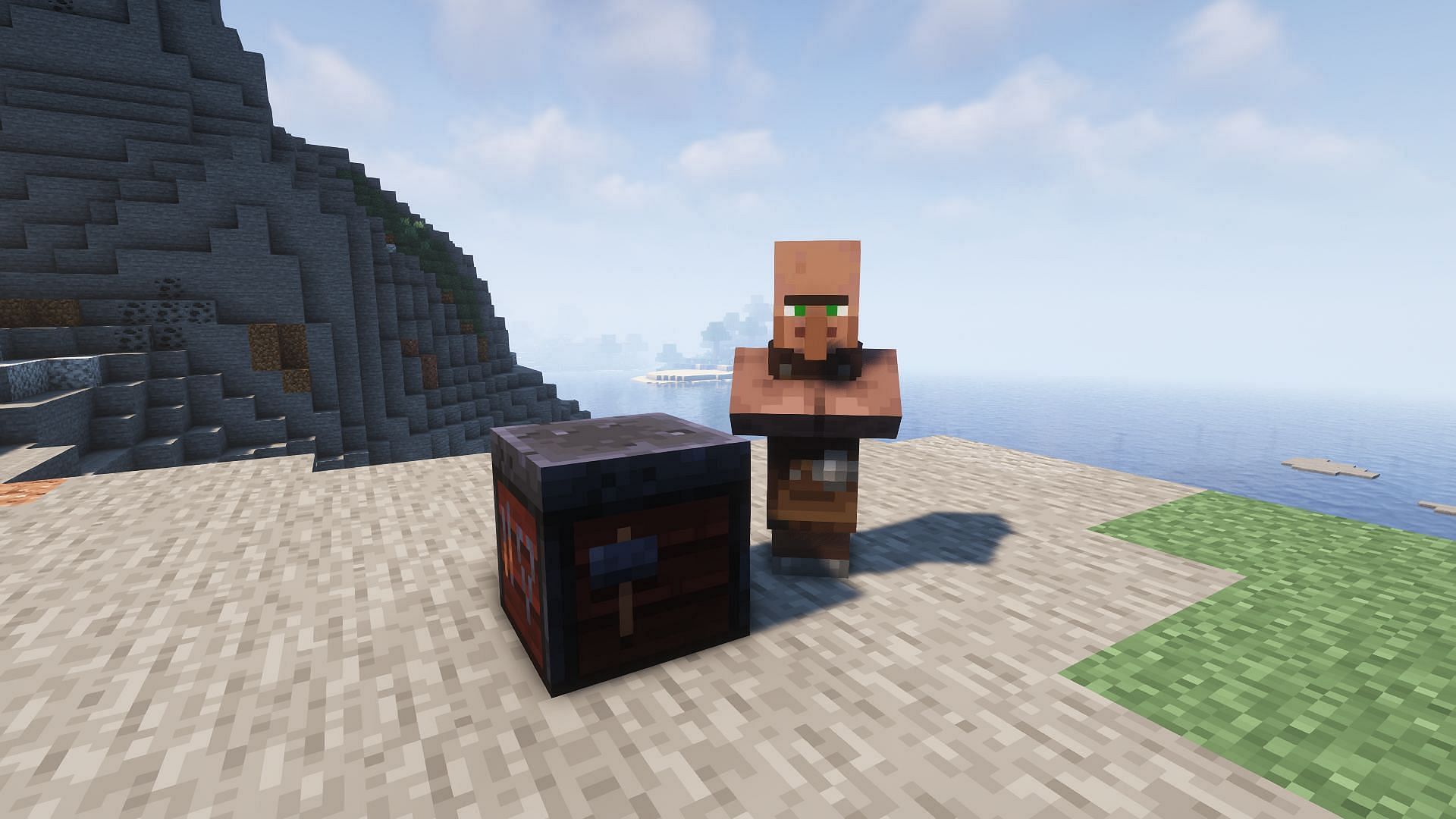 Toolsmith villager (Image via Minecraft)