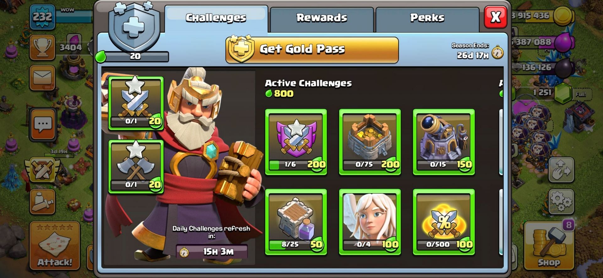 clash of clans gold
