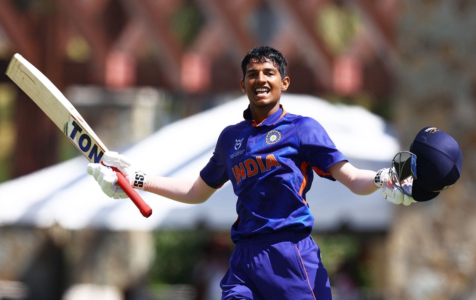 Yash Dhull smashed a century in the semi-final against Australia