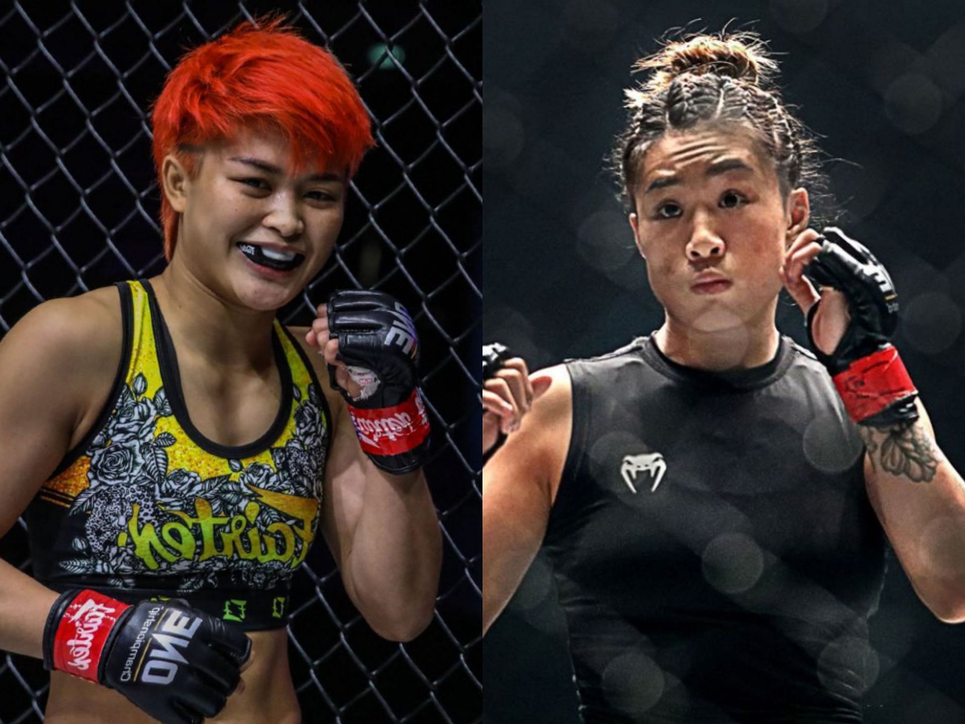 Stamp Fairtex (left) and Angela Lee (right). [Photo: ONE Championship]